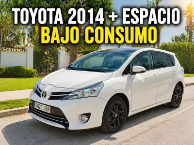 Käytetty Toyota Verso Advance 112 HP (82 kW) 2014 Valkoinen Tila-auto