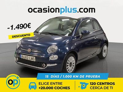 Azul Usado 2022 Fiat 500 Dolcevita Descapotable | 11.000 € (Precio justo)