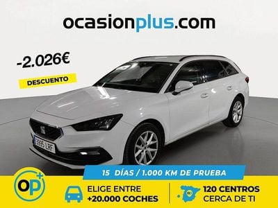 Usado Seat Leon Style 115 CV (84 kW) 2021 Blanco Familiar