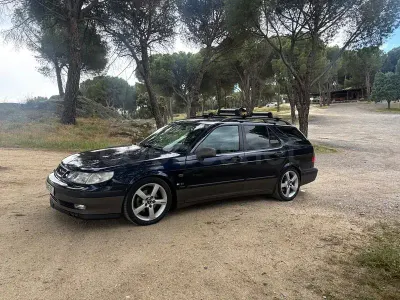 Usado Saab 9-5 Linear 150 CV (110 kW) 2001 Azul Familiar