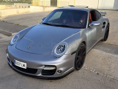 Usado Porsche 911 Turbo 480 CV (353 kW) 2008 Gris / plata Coupe