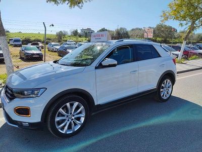 Usado VW T-Roc Sportline 150 CV (110 kW) 2018 Blanco SUV