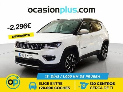 Blanco Usado 2017 Jeep Compass Limited SUV | 14.538 € (Buen precio)