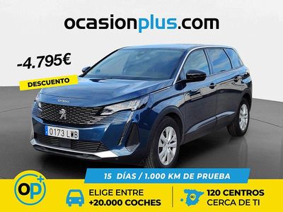 Usado Peugeot 5008 Active 130 CV (95 kW) 2022 Azul SUV