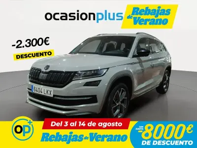 Usado Skoda Kodiaq SportLine 150 CV (110 kW) 2020 Gris SUV