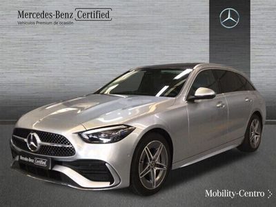 Occasion Mercedes C300 AMG line 204 PK (150 kW) 2024 Zilver Stationwagen