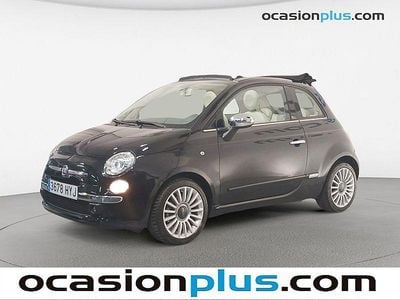 Usado Fiat 500C Lounge 105 CV (77 kW) 2014 Negro Descapotable