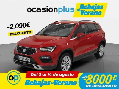 Usado Seat Ateca Style 150 CV (110 kW) 2023 Rojo SUV