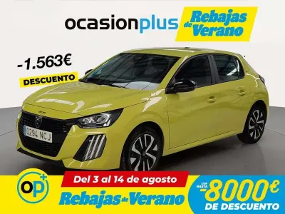Usado Peugeot 208 Style 110 CV (80 kW) 2025 Amarillo Utilitario