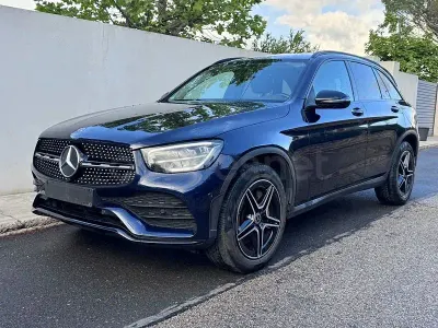 Usado Mercedes GLC300e 320 CV (235 kW) 2021 Azul SUV