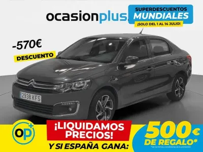 Usado Citroën C-Elysee I PureTech 82 CV (60 kW) 2017 Gris Berlina