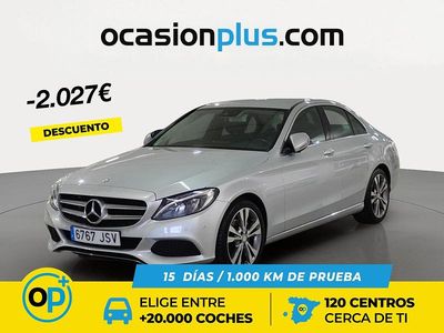 Usado Mercedes C220 170 CV (125 kW) 2016 Gris Berlina