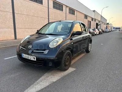 Usado Nissan Micra Visia 65 CV (47 kW) 2006 Negro Berlina