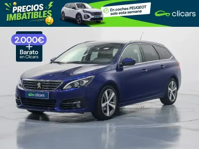 Usado Peugeot 308 SW Allure 130 CV (95 kW) 2019 Azul Familiar