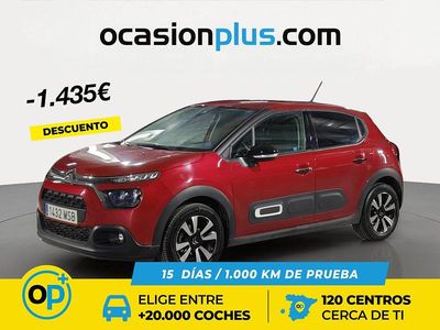 Rojo Usado 2024 Citroën C3 PureTech Berlina | 13.150 € (Precio justo)