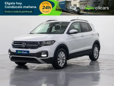 Käytetty VW T-Cross Advance 95 HP (69 kW) 2020 Valkoinen Katumaasturi