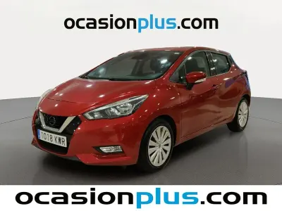 Usado Nissan Micra Acenta 90 CV (66 kW) 2018 Rojo Utilitario