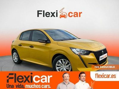Usado Peugeot 208 Style 75 CV (55 kW) 2021 Amarillo Utilitario