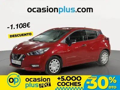 Usado Nissan Micra S 90 CV (66 kW) 2019 Rojo Utilitario