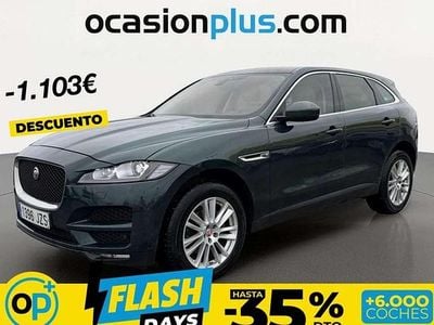 Usado Jaguar F-Pace Prestige 179 CV (131 kW) 2017 Verde SUV