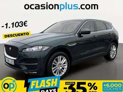 Usado Jaguar F-Pace Prestige 180 CV (132 kW) 2017 Verde SUV