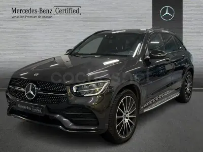 Usado Mercedes GLC220 AMG line 194 CV (142 kW) 2022 Negro SUV
