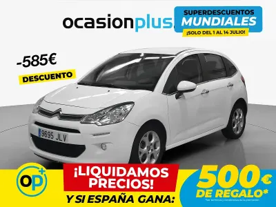 Usado Citroën C3 Live 82 CV (60 kW) 2016 Blanco Berlina