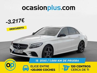 Usado Mercedes C200 160 CV (117 kW) 2020 Blanco Berlina