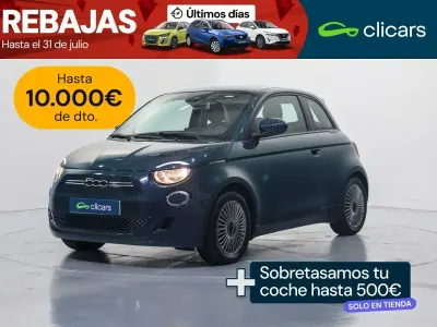 Usado Fiat 500e Icon 86 kW (118 CV) 2022 Azul Utilitario