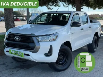 Usado Toyota HiLux 150 CV (110 kW) 2021 Blanco Pickup/Camioneta