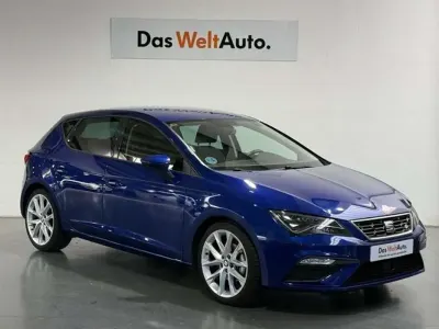 Usado Seat Leon FR 129 CV (94 kW) 2019 Azul Utilitario
