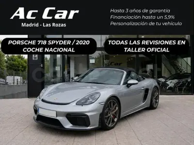 Usado Porsche 718 Spyder 420 CV (308 kW) 2020 Gris / plata Descapotable