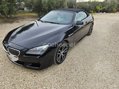 Käytetty BMW 640 Cabriolet 320 HP (235 kW) 2014 Musta Avoauto