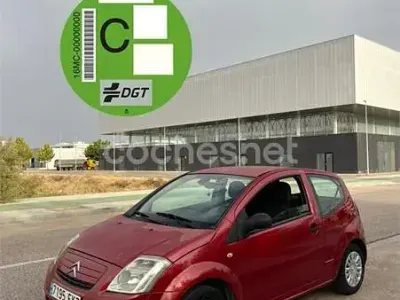 Usado Citroën C2 VTR Sport 75 CV (55 kW) 2007 Rojo Utilitario