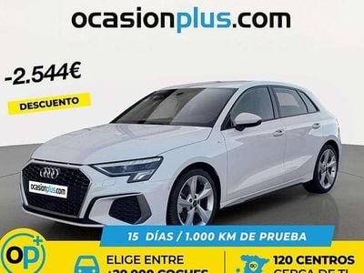Usado Audi A3 Sportback S-Line 150 CV (110 kW) 2023 Blanco Utilitario