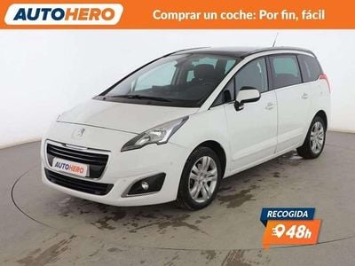 Usado Peugeot 5008 Allure 131 CV (96 kW) 2016 Blanco Van