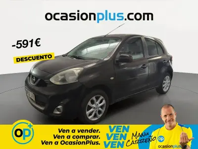 Usado Nissan Micra Acenta 80 CV (58 kW) 2017 Negro Utilitario