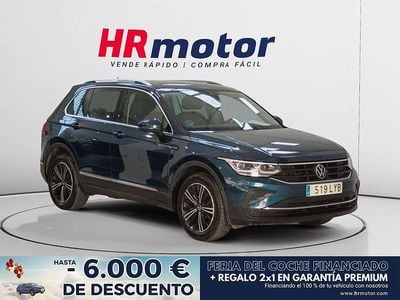 Azul Usado 2022 VW Tiguan Life SUV | 26.910 € (Precio justo)