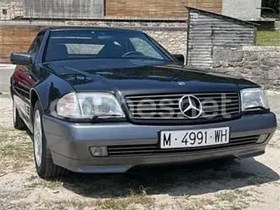 Usado Mercedes SL500 320 CV (235 kW) 1995 Gris / plata Descapotable