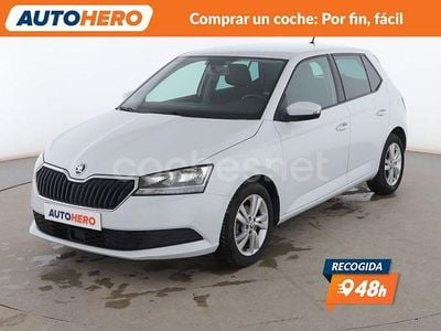 Usado Skoda Fabia Ambition 95 CV (69 kW) 2021 Blanco Berlina