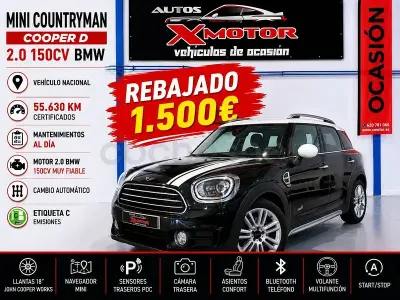 Usado Mini Cooper D Countryman 150 CV (110 kW) 2017 Negro SUV