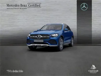 Usado Mercedes GLC300e 320 CV (235 kW) 2022 Azul espectra SUV