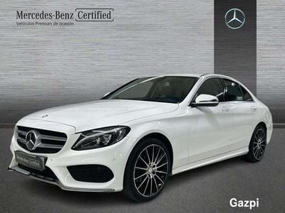 Usado Mercedes C220 AMG line 170 HP (125 kW) 2015 Branco Sedan