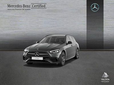 Gris Usado 2024 Mercedes C220 AMG line Familiar | 46.900 € (Precio justo)
