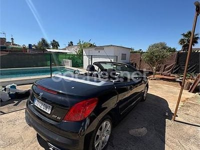 Usado Peugeot 207 CC 120 CV (88 kW) 2009 Negro Descapotable