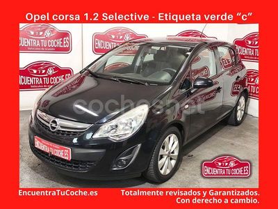 Usado Opel Corsa Selective 86 CV (63 kW) 2012 Negro Berlina