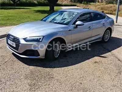 Usado Audi A5 Sportback 163 CV (119 kW) 2020 Gris / plata Utilitario