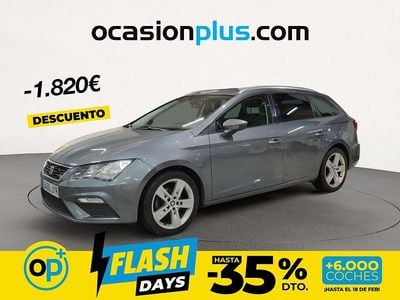 Usado Seat Leon FR 150 CV (110 kW) 2017 Gris Familiar