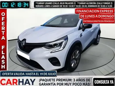 Usado Renault Captur Intens 101 CV (74 kW) 2021 Blanco SUV