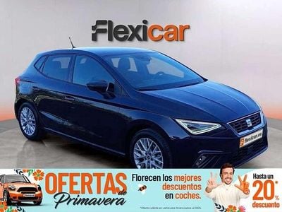Usado Seat Ibiza FR 110 CV (80 kW) 2022 Negro Utilitario